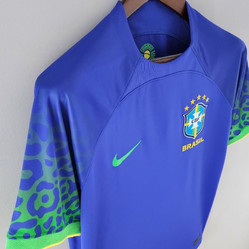 Camisa Do Brasil Azul