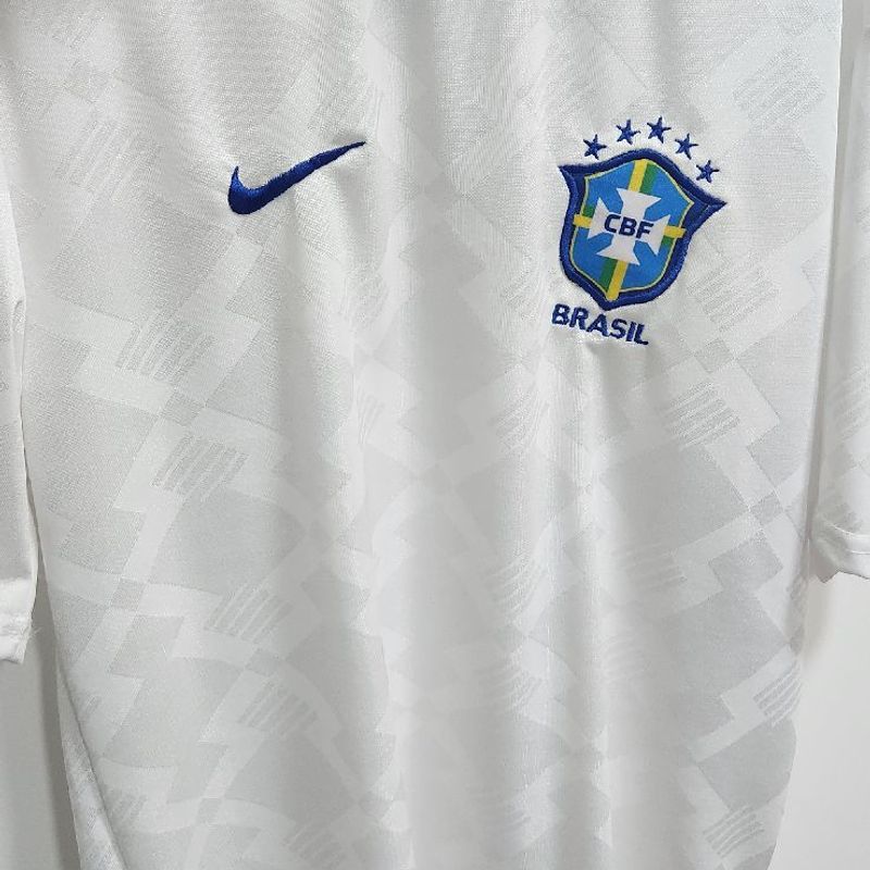 Camisa Brasil Branca  Roupa Esportiva Masculino Usado 97573194