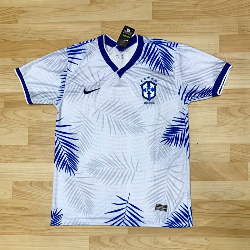 Camiseta Brasil Estampa Branca - Compre Agora