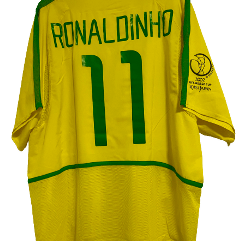 Camisa Brasil Copa 2002 Ronaldinho #11 Duplo Tecido Original, Roupa  Esportiva Masculino Nike Usado 85706647