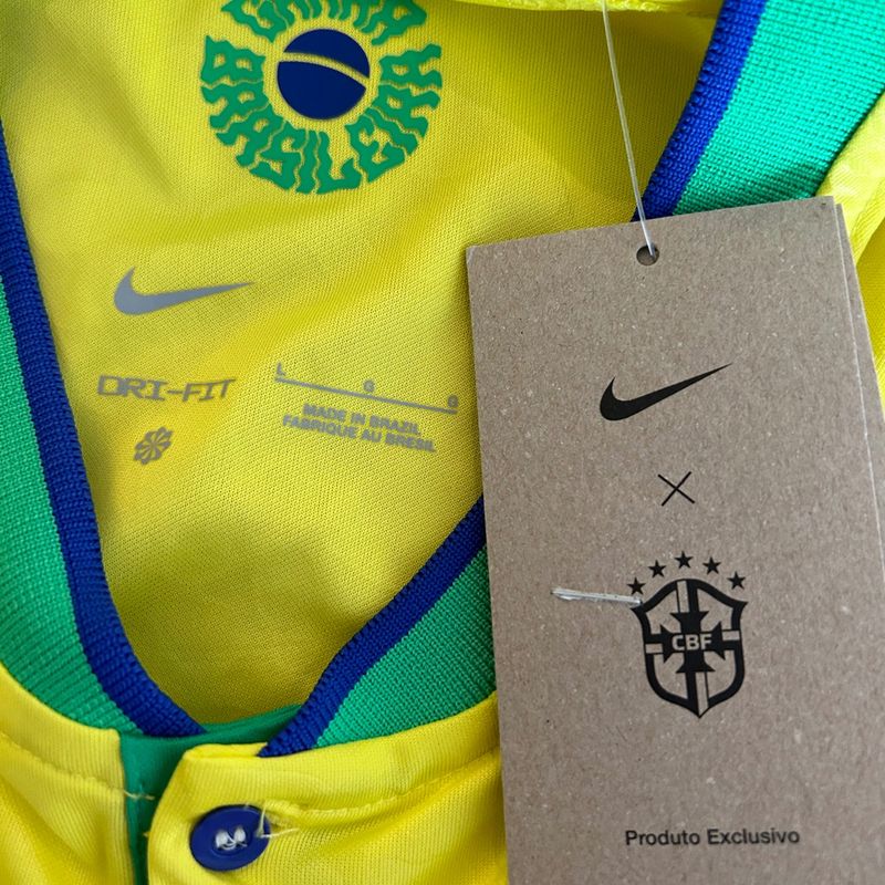 CAMISA BRASIL – VINI JR – BRASIL 4 X 0 CHILE – ELIMINATÓRIAS COPA 2022 –  AUTOGRAFADA PELO ELENCO – Play For a Cause