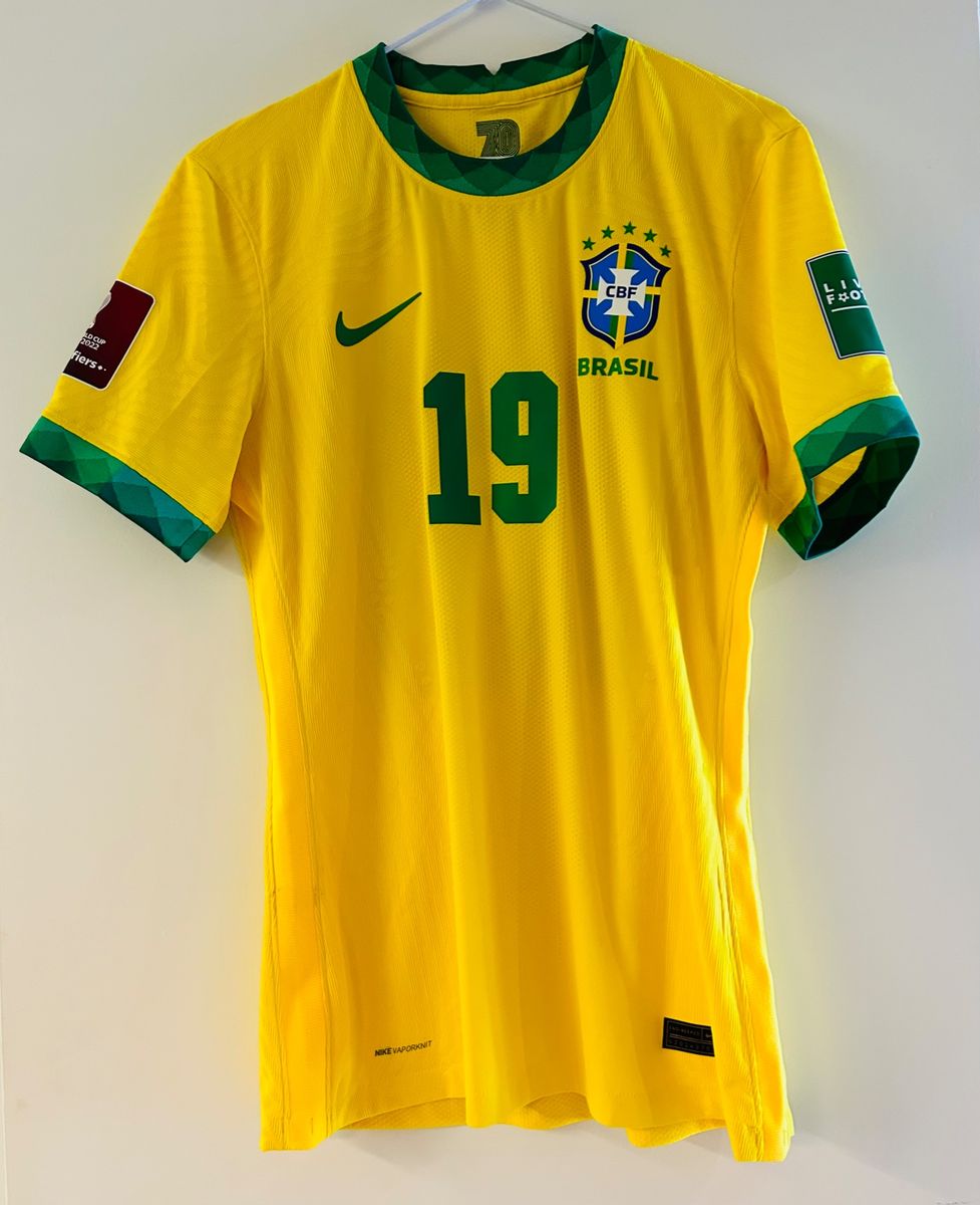 Camisa Nike Brasil Juvenil Copa Jogo II Oficial - LOJA É GOL