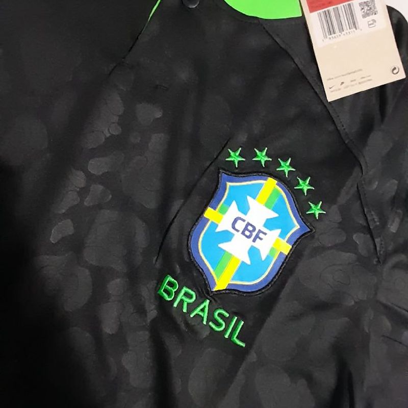 Camisa Brasil Preta | Camiseta Masculina Nunca Usado 95415256 | enjoei