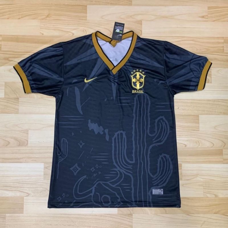Camisa Brasil Preta e Douraudo / Camiseta Brasil / Camisa Seleção  Brasileira 2022 | Roupa Esportiva Masculino Nunca Usado 74905450 | enjoei