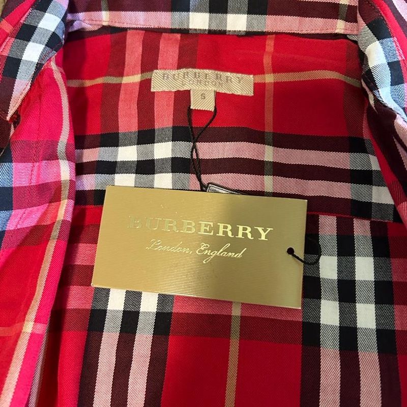 Camisa burberry feminina replica hotsell