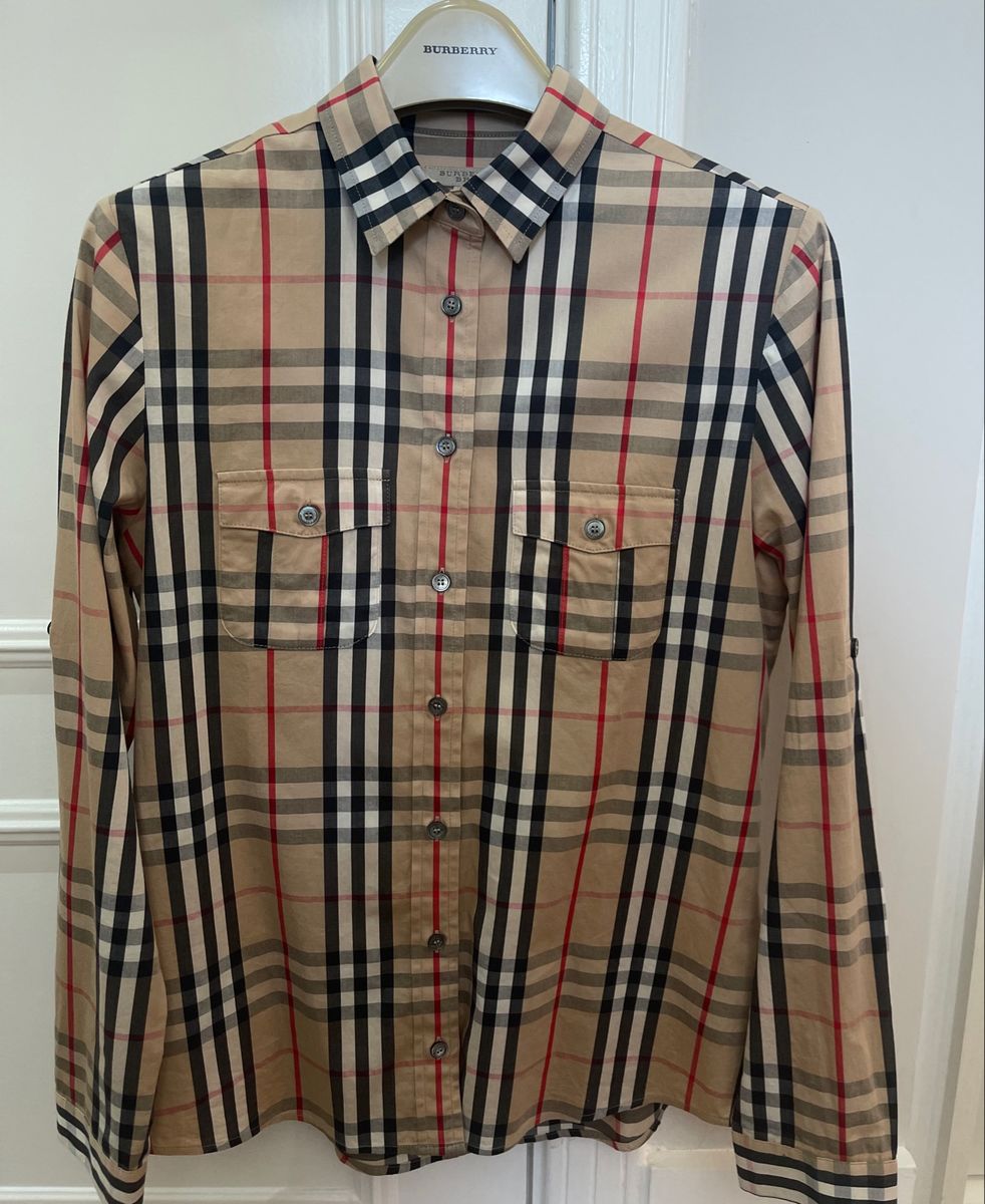 Burberry xadrez cheap 2018