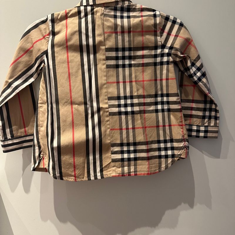 Camisa burberry infantil usada sales