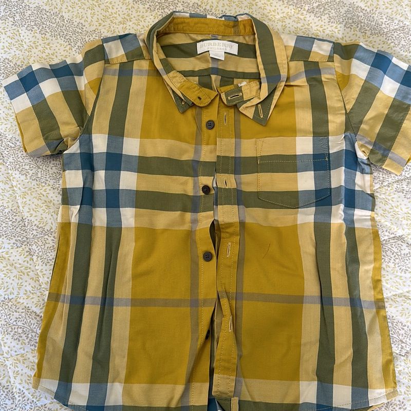 Camisa burberry infantil on sale usada