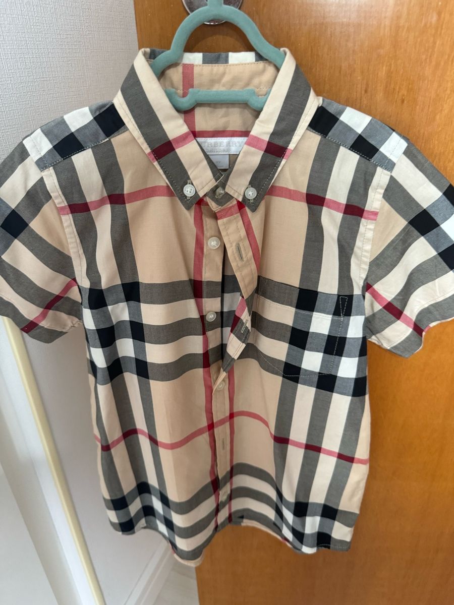 Camisa Burberry Infantil Xadrez Burberry Usado 96330719 enjoei