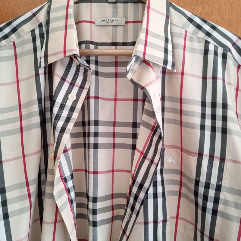 Camisa burberry hotsell original como saber