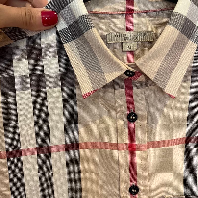 Camisa burberry shop replica feminina