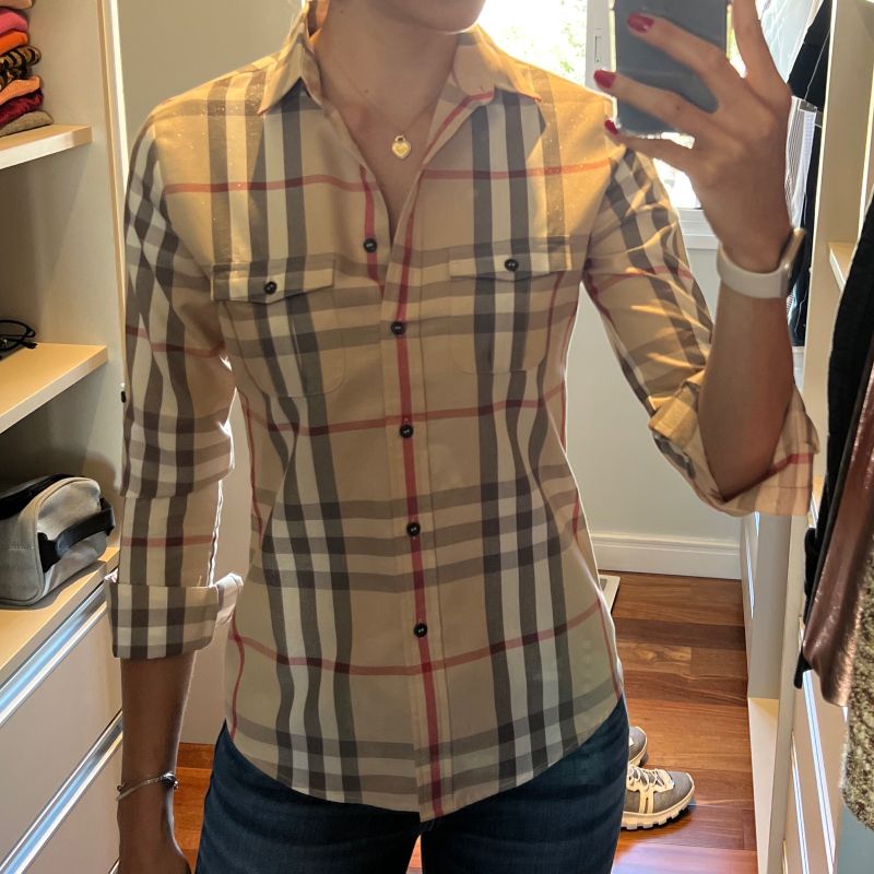 Camisas burberry original valor sale