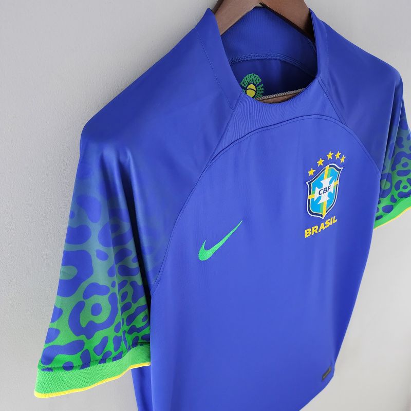Camisa Camiseta Brasil Azul Copa 2022 Seleção Brasileira, Camiseta  Masculina Nunca Usado 92330003
