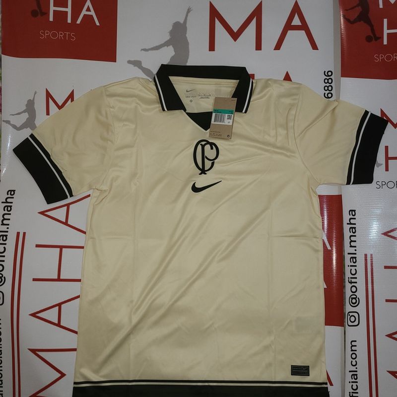 Camiseta Corinthians Bege 2023 | Gustão Sports