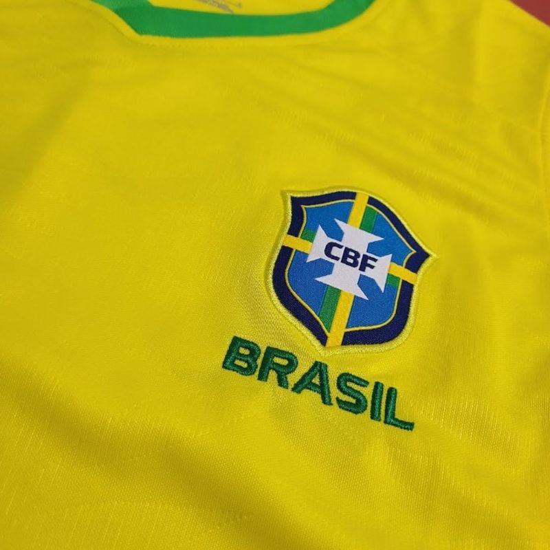 Camisa Camiseta Uniforme Seleção Brasileira Feminina Brasil Baby Look 2023  Amarelo, Camiseta Feminina Nunca Usado 87783518