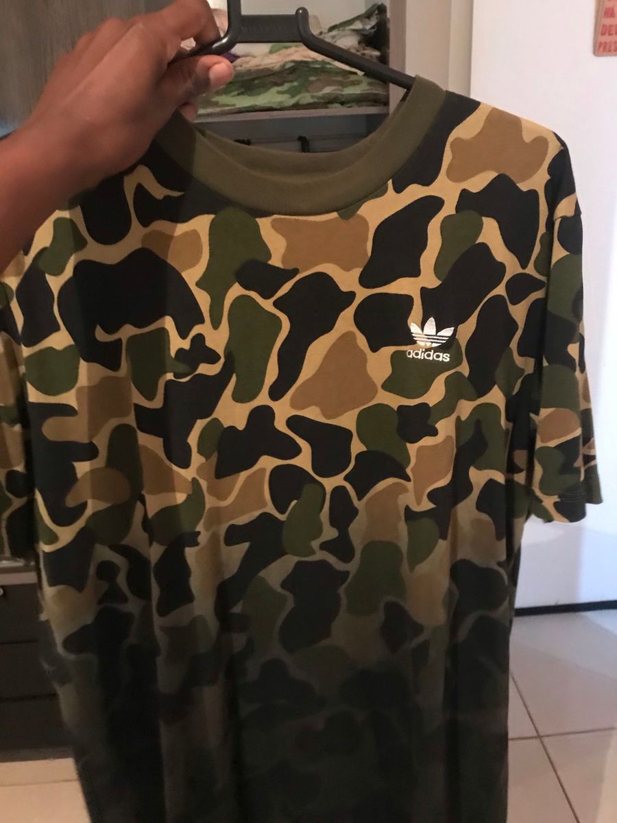 adidas camiseta camuflada