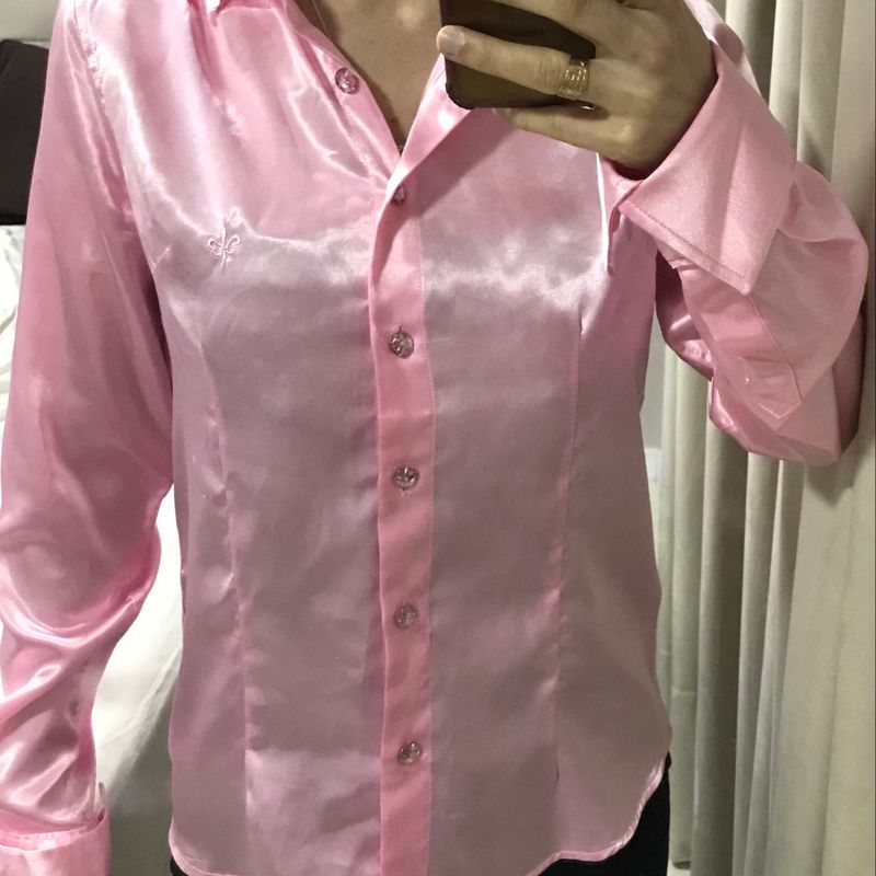 Camisa Cetim Dudalina Original Camisa Feminina Dudalina Usado