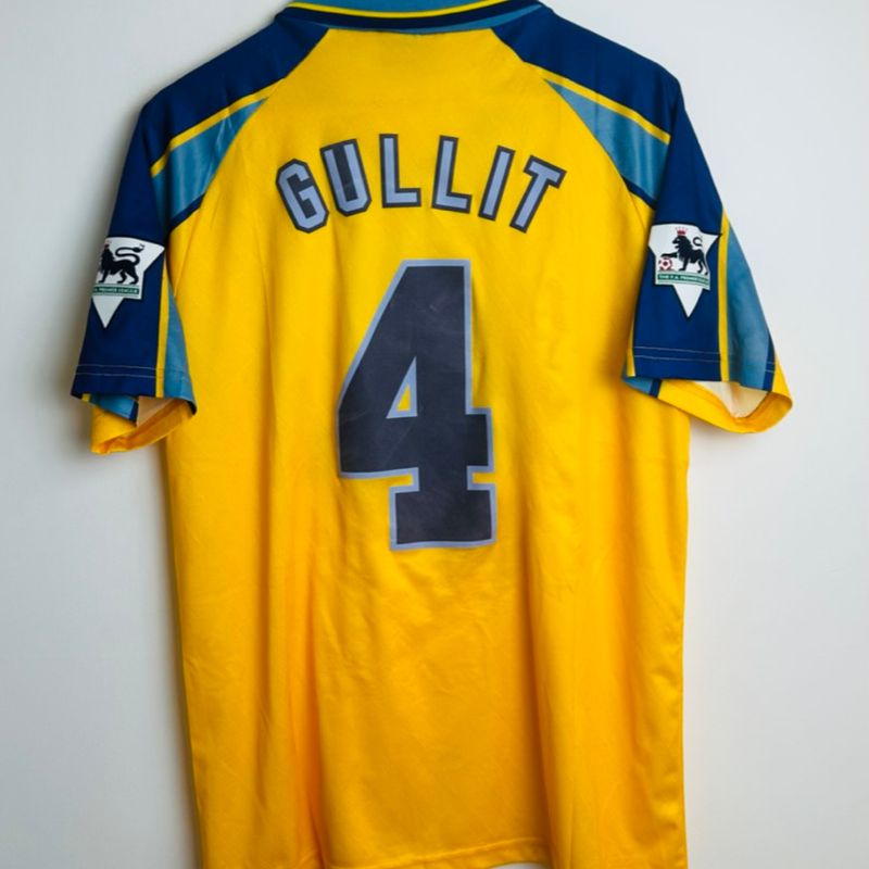 【新品】Chelsea Gullit サイズL Camisa Chelsea 1995/97 Uniforme 2 Ruud Gullit #4 Premier League