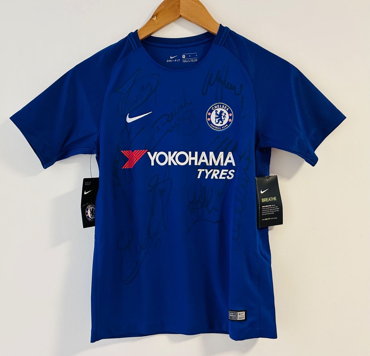 FC17/18オーセンティック Chelsea 【Used】サッカーユニフォーム