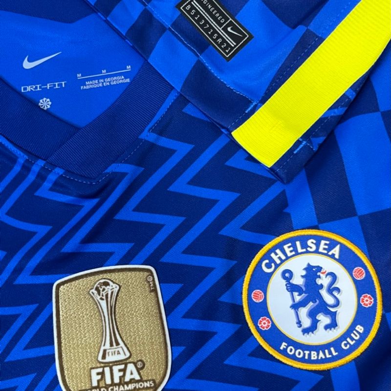 Camisa Chelsea 2021/22 Lukaku #9 Champions League Original Nova
