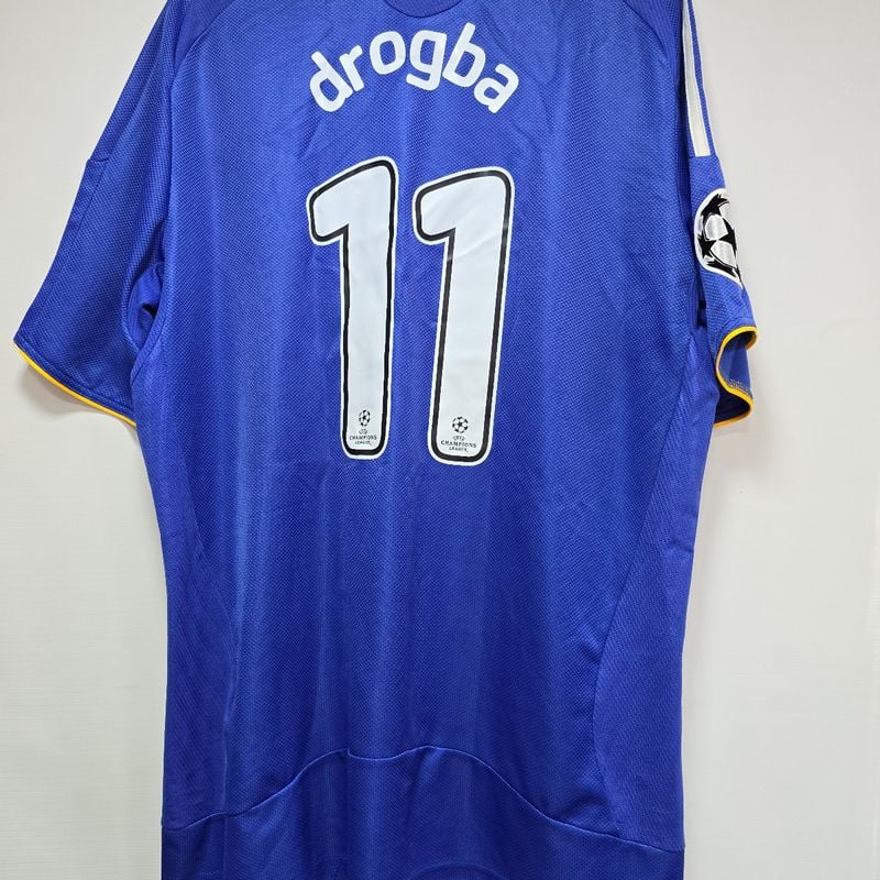 Camisa Chelsea Home 08-09 Drogba 11 Final Champions League