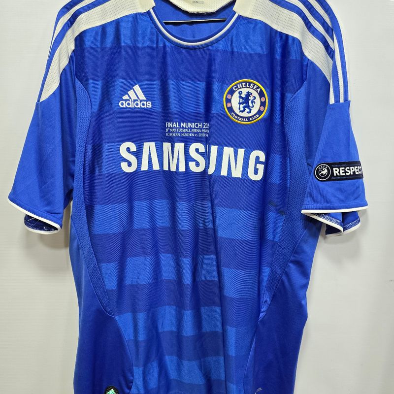Chelsea 2012 FINAL MATCH シャツ 8 Camisa Chelsea Home 11-12 G Lampard 8 Final Champions Importada