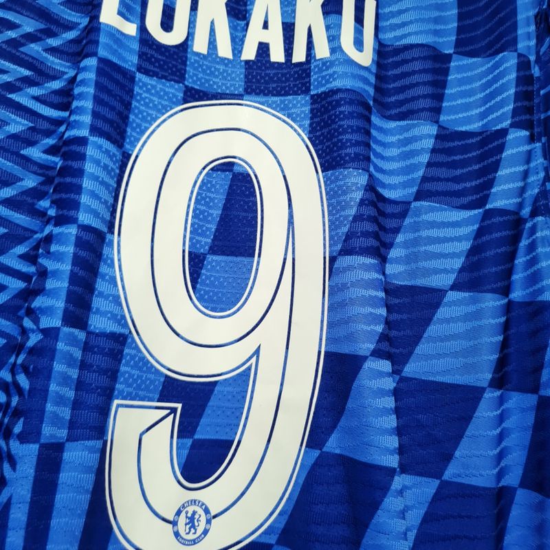 Camisa Chelsea Home 21-22 Gg Modelo Jogador Lukaku 9 | Nunca Usado