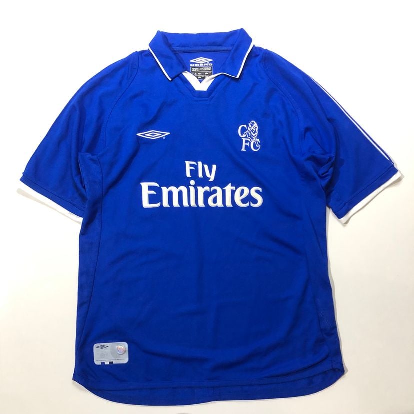 Maillot Chelsea Londres 2001-2003 Domicile Ombro Taille S - Occasion, Bon état