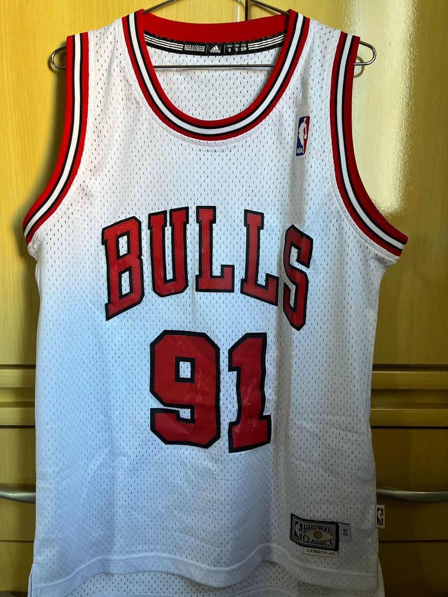 adidasアディダス CHICAGO BULLS 91 RODMAN L 黒 adidas NBA Chicago