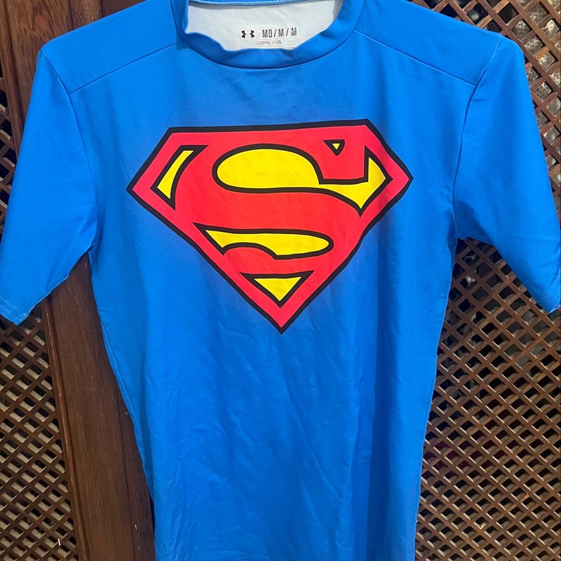 Camisa Compressão Under Armour Superman, Camiseta Masculina Under Armour  Usado 91432910