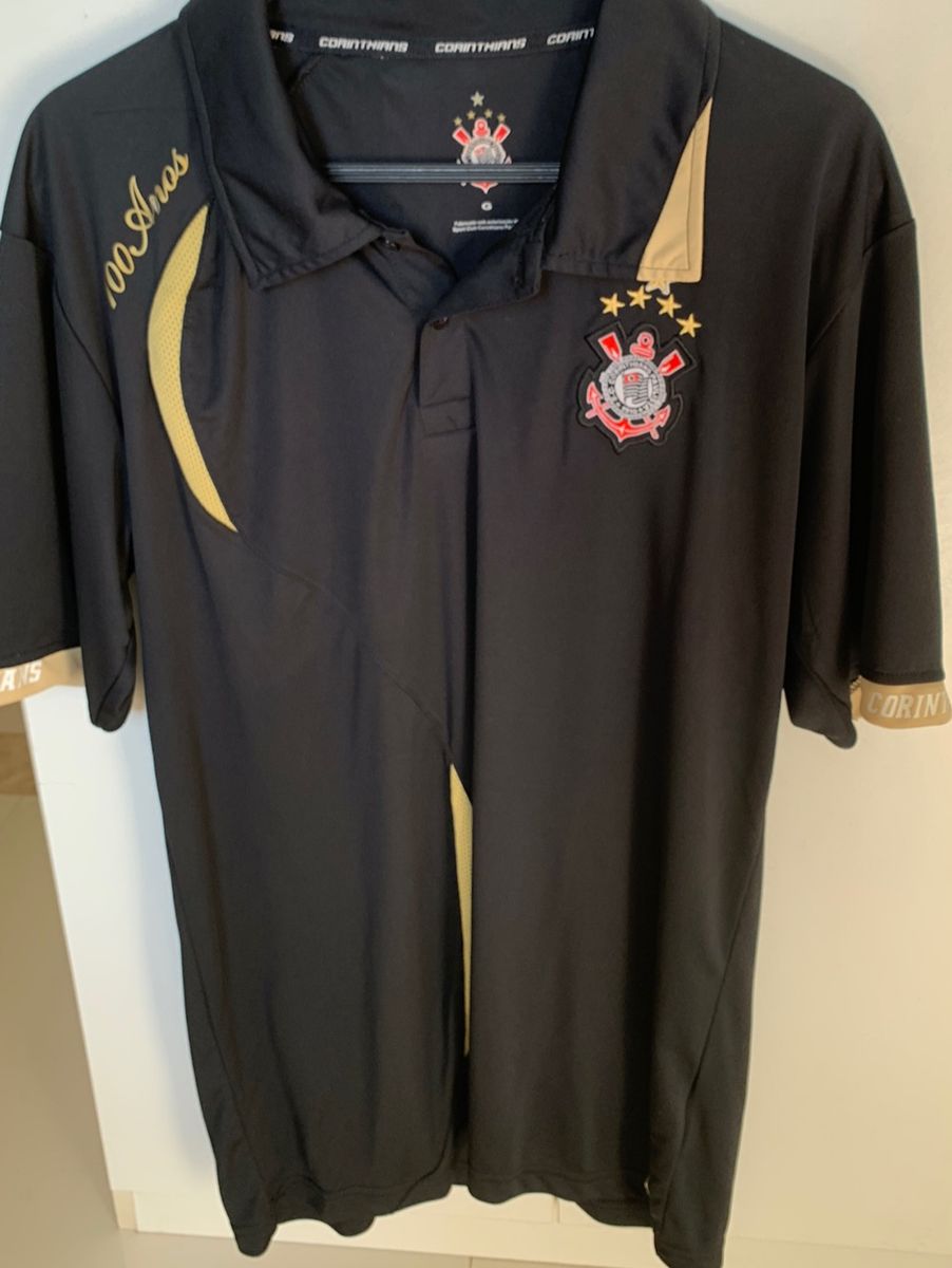 Camisa Corinthians 100 Anos Polo | Roupa Esportiva Masculino Usado ...