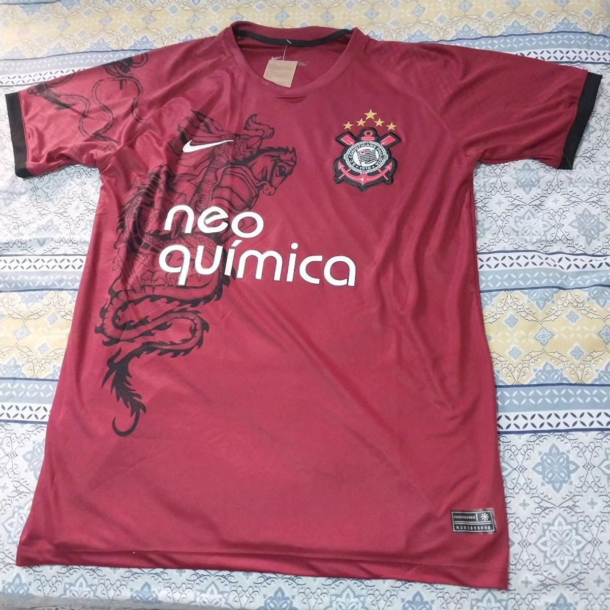 Camisa Corinthians Neo Química Tamanho Gg | Camisa Masculina Nike Nunca ...