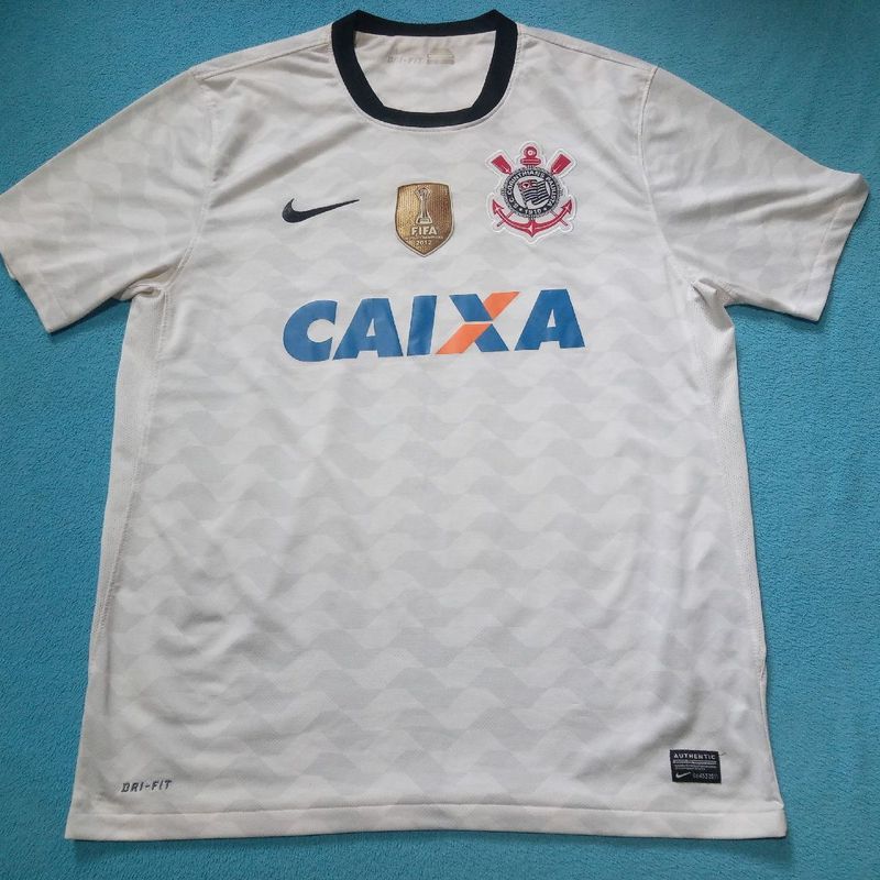 ♢﻿新品♢﻿タグ付きNike Corinthians FIFA 2012 2012 13 Corinthians Home Football Shirt M Nike Signed by