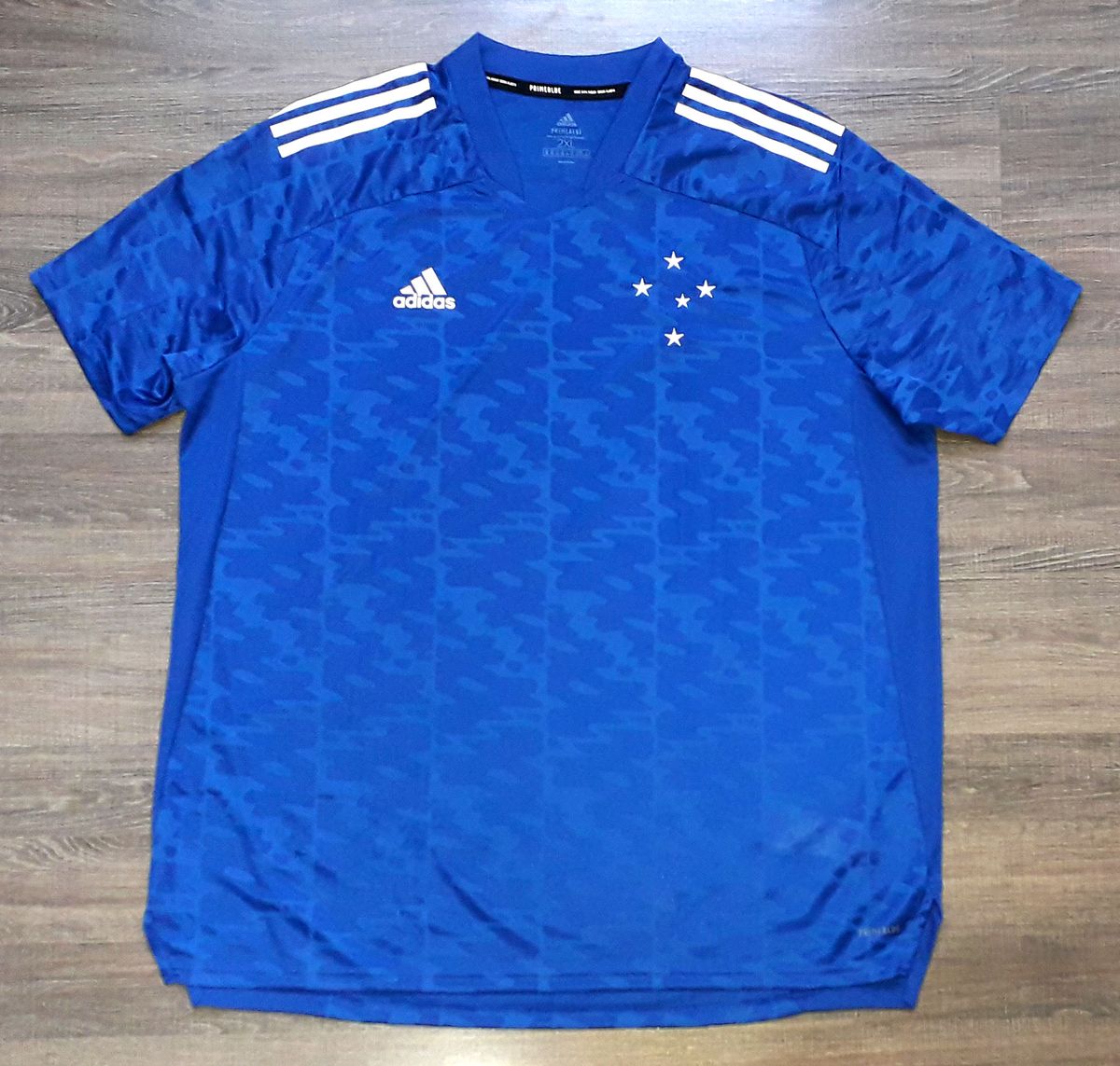 Camisa Cruzeiro Pré-Jogo 21/22 Adidas Masculina - Azul+Branco em Promoção  no Oferta Esperta