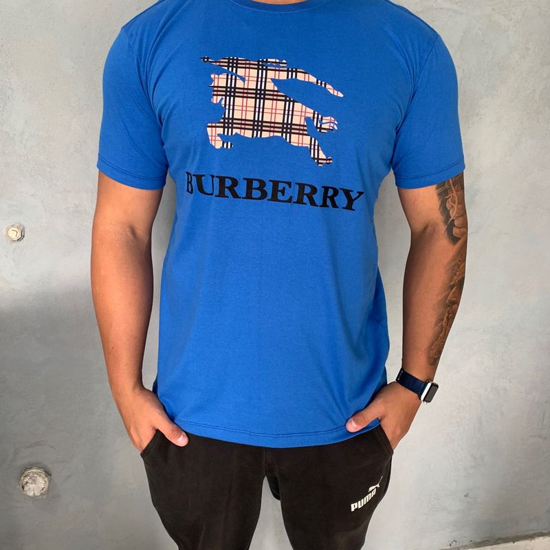 Camisa hotsell burberry azul