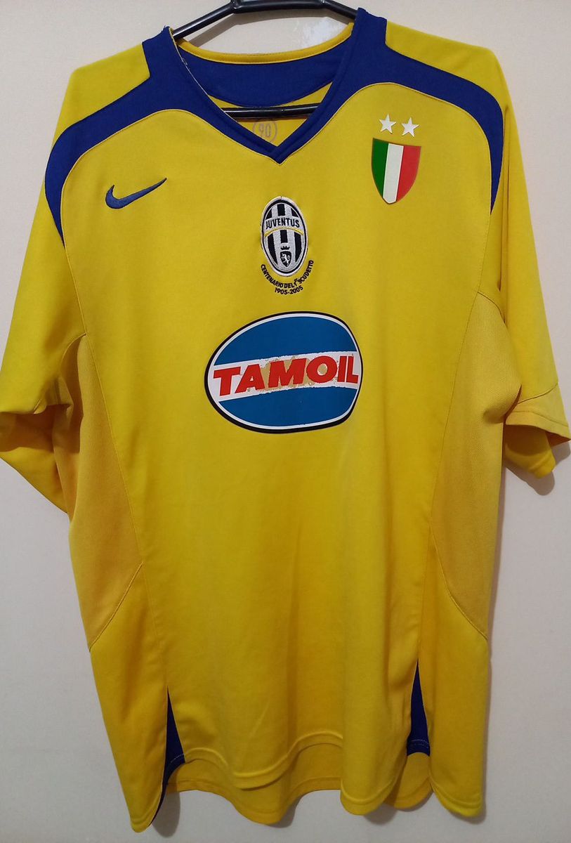 Tamoil Juventus Jersey Juventus FC Tamoil 2005 Black White Striped