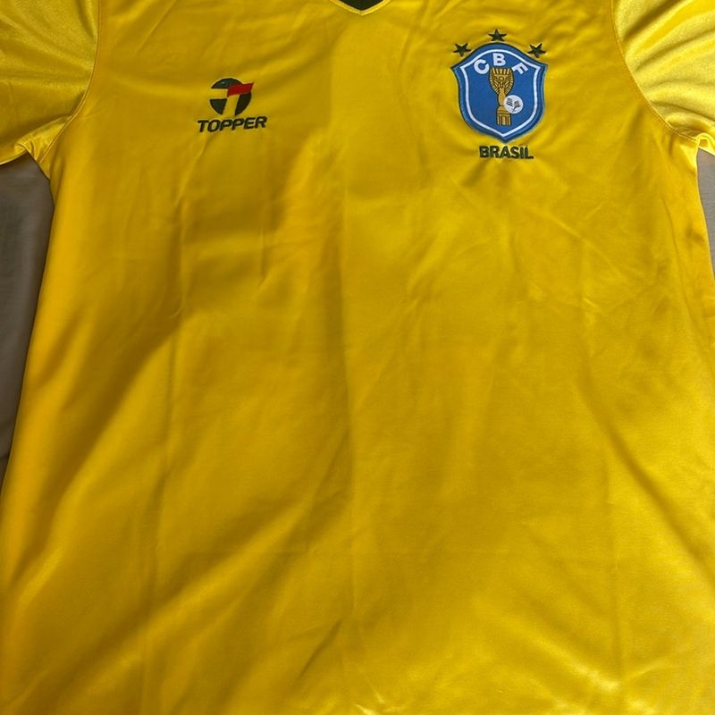 Camisa Seleção Brasil Retrô II Topper Masculina