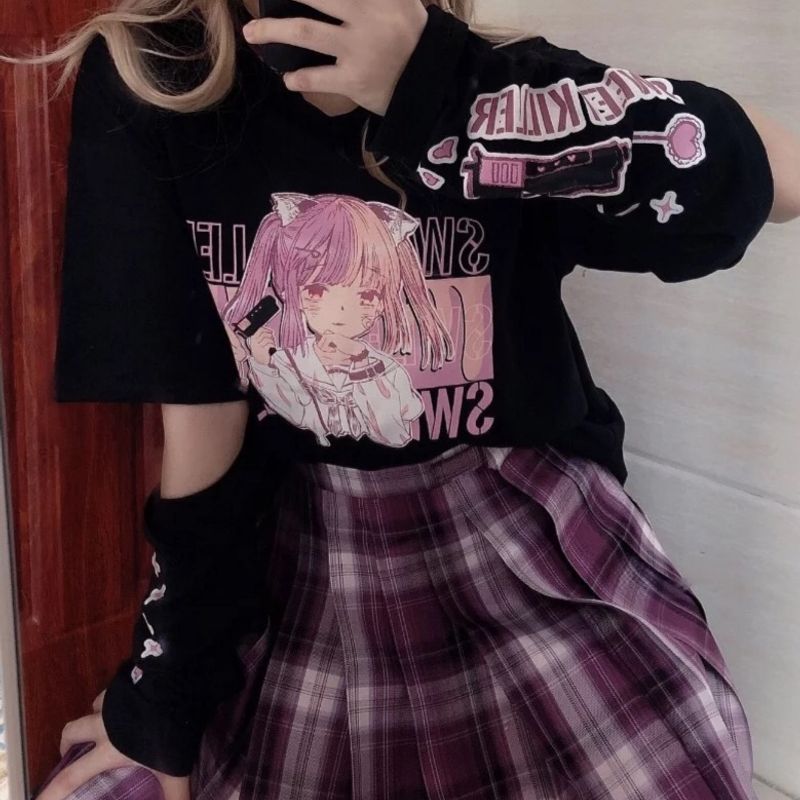 Roupas Coreanas Frete Grátis  Roupas Coreanas Camisa Kawaii-T-shirt Das  Mulheres Livre-aliexpress