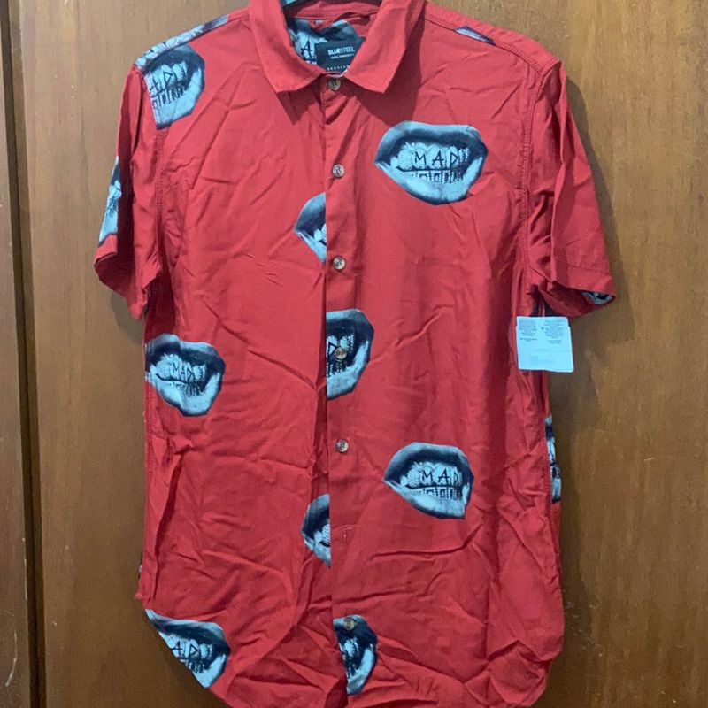 Camisa de hot sale botão renner