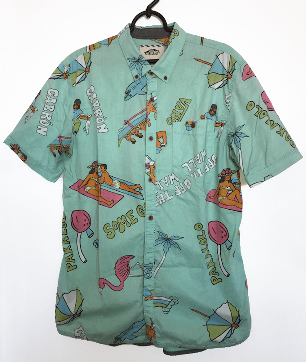 camisa de botao vans