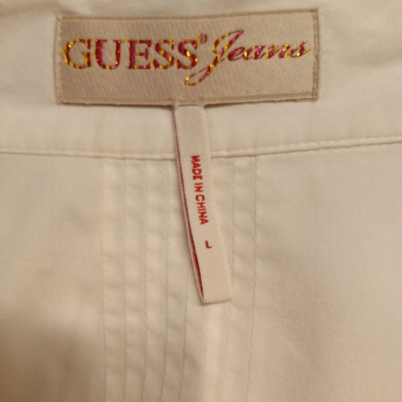 Camisa feminina hot sale guess