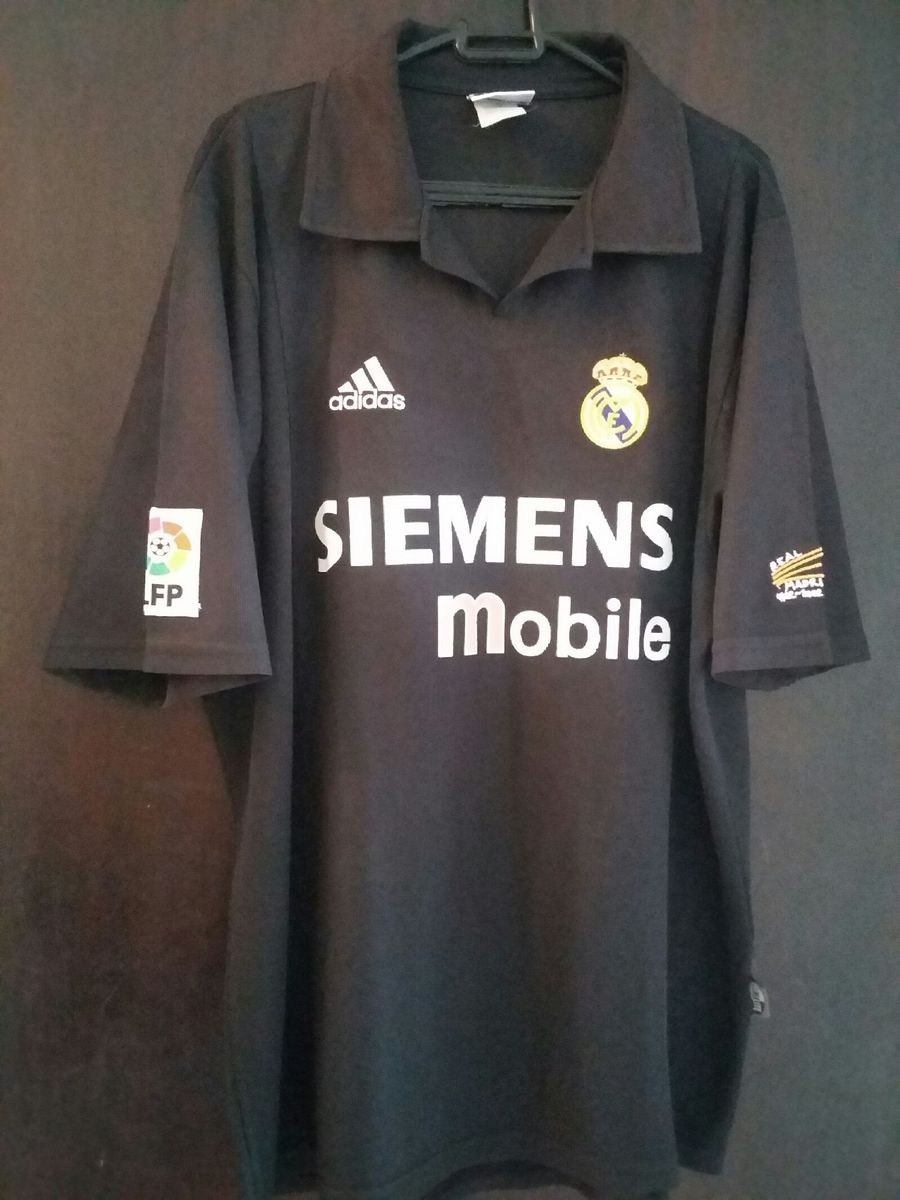 camisa preta do real madrid