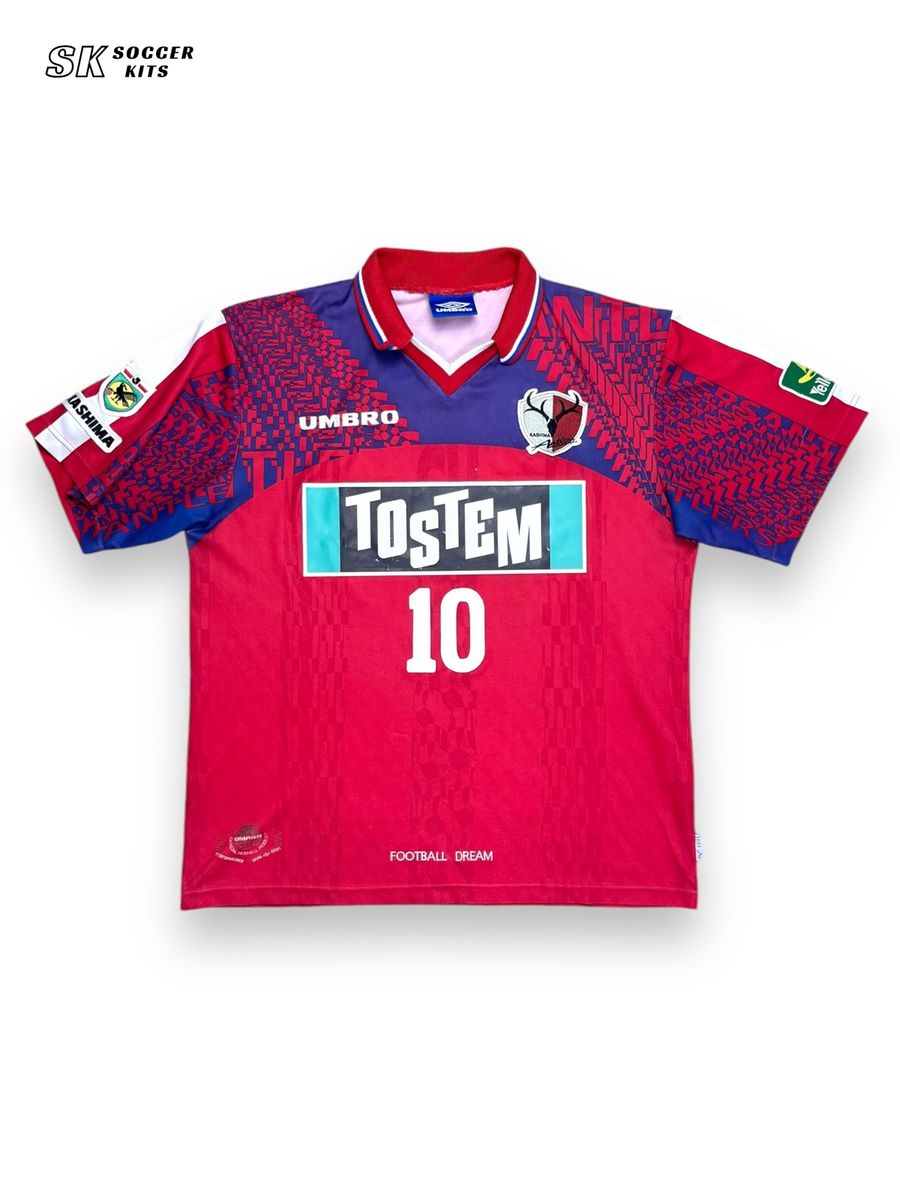 KASHIMA ANTLERS 1997)Umbroサッカーユニフォーム背番号 - メルカリ