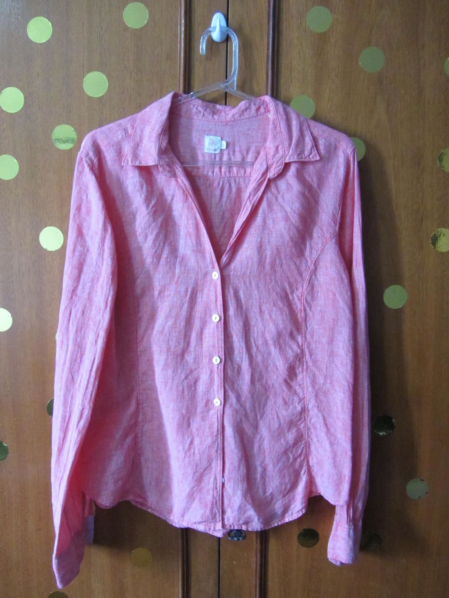 camisa de linho feminina richards