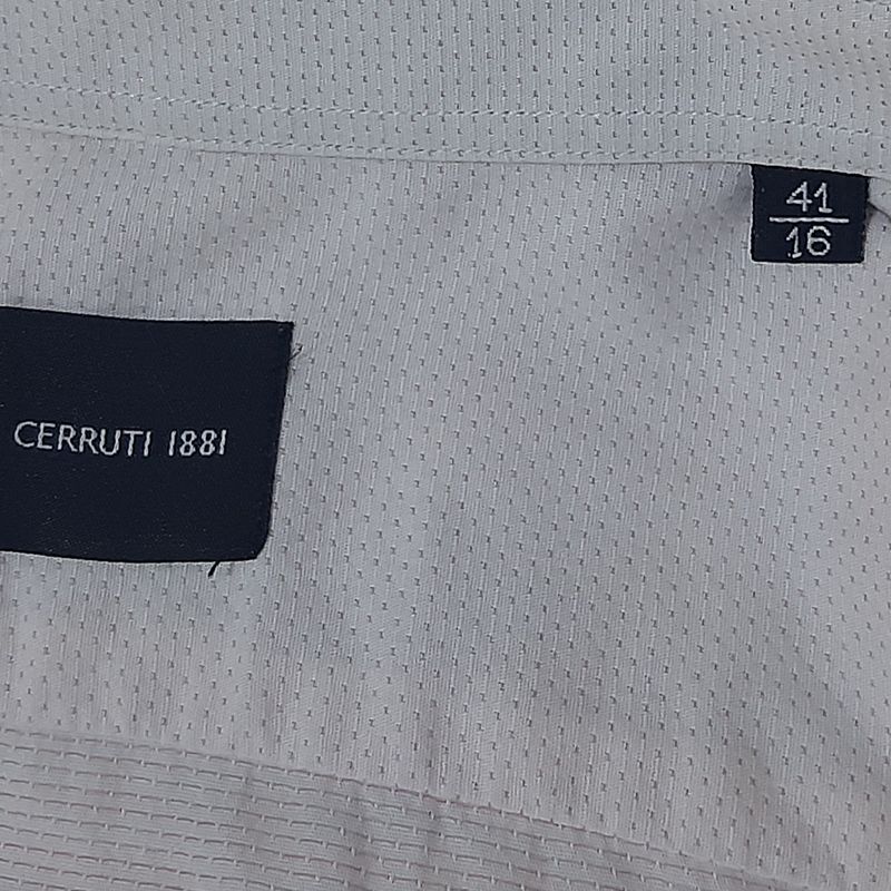 Camisa de Manga Longa Masculina Cerruti 1881 N.41 Camisa