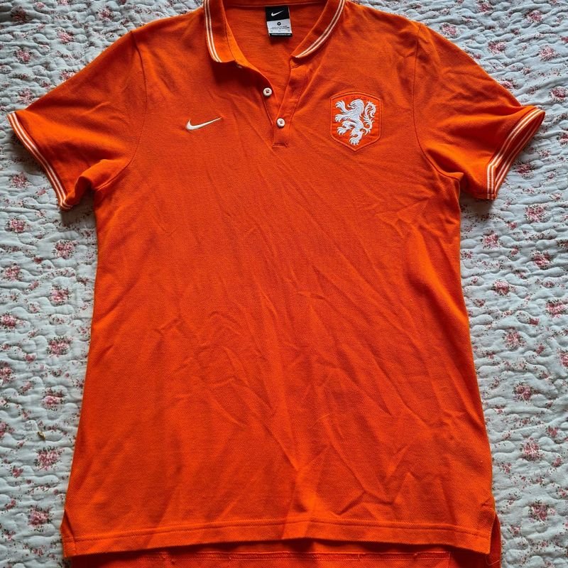 Camisa Polo Oficial da Seleção da Holanda Original da Nike | Camisa  Masculina Nike Usado 41060008 | enjoei