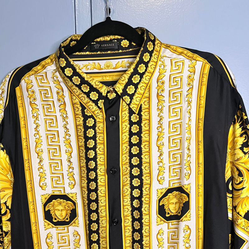 Camisa best sale social versace