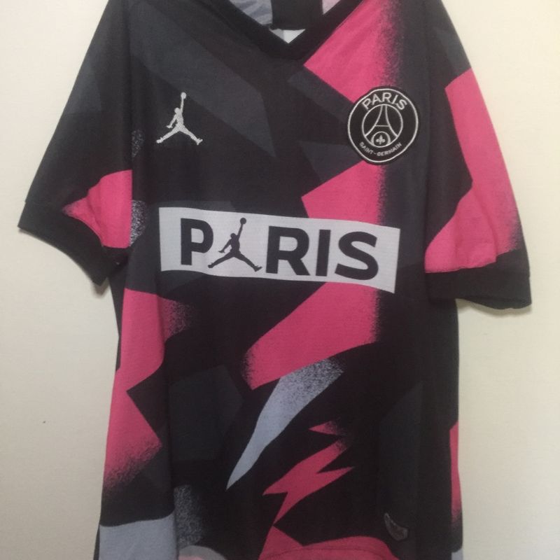 Camisa paris saint germain preta, extra