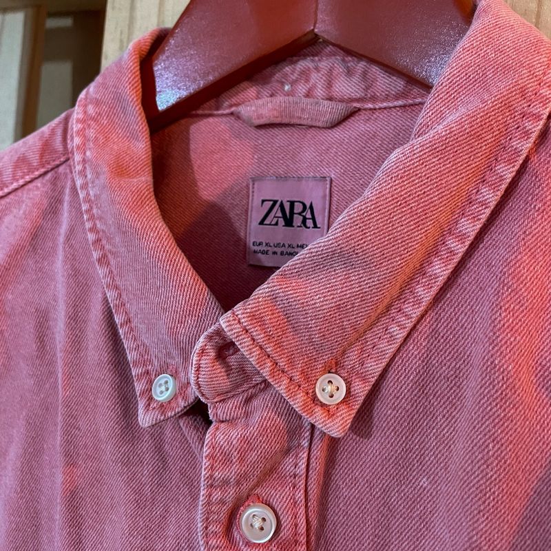 Camisa Florida Zara | Camisa Masculina Zara Usado 84907271 | enjoei