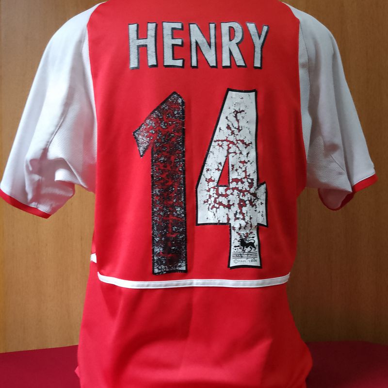 Camisa do Arsenal #14 Henry | Roupa Esportiva Masculino Nike Usado